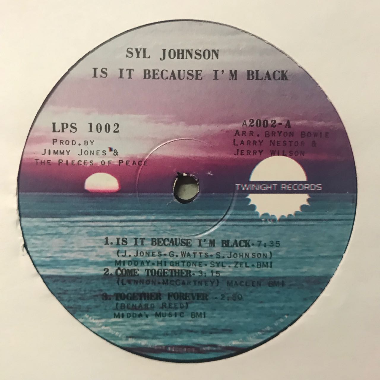 IS IT BECAUSE I'N BLACK/SYL JOHNSON/中古レコード通販 SOUL CLAP