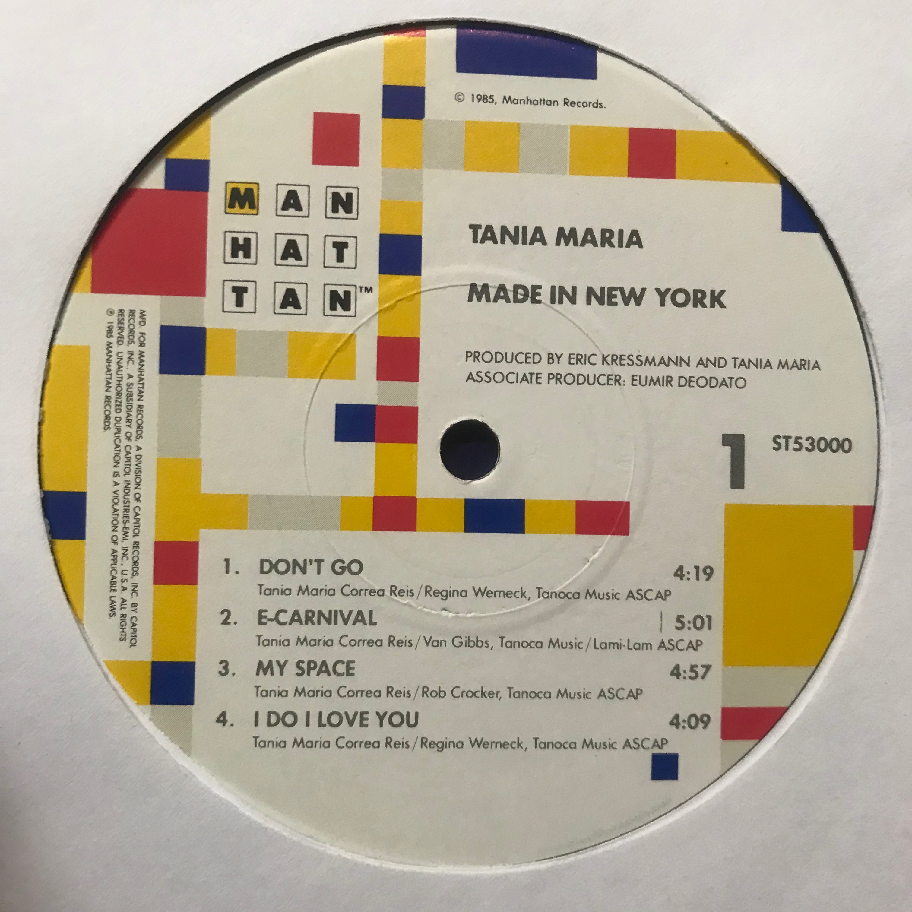 MADE IN NEW YORK/TANIA MARIA/中古レコード通販 SOUL CLAP（ソウル