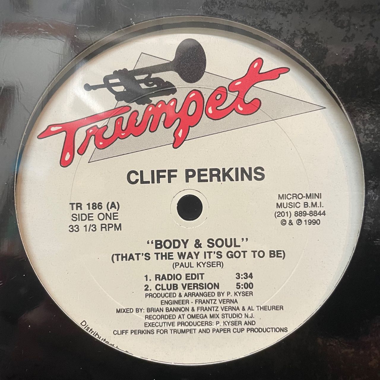 BODY & SOUL/CLIFF PERKINS/中古レコード通販 SOUL CLAP（ソウルクラップ）