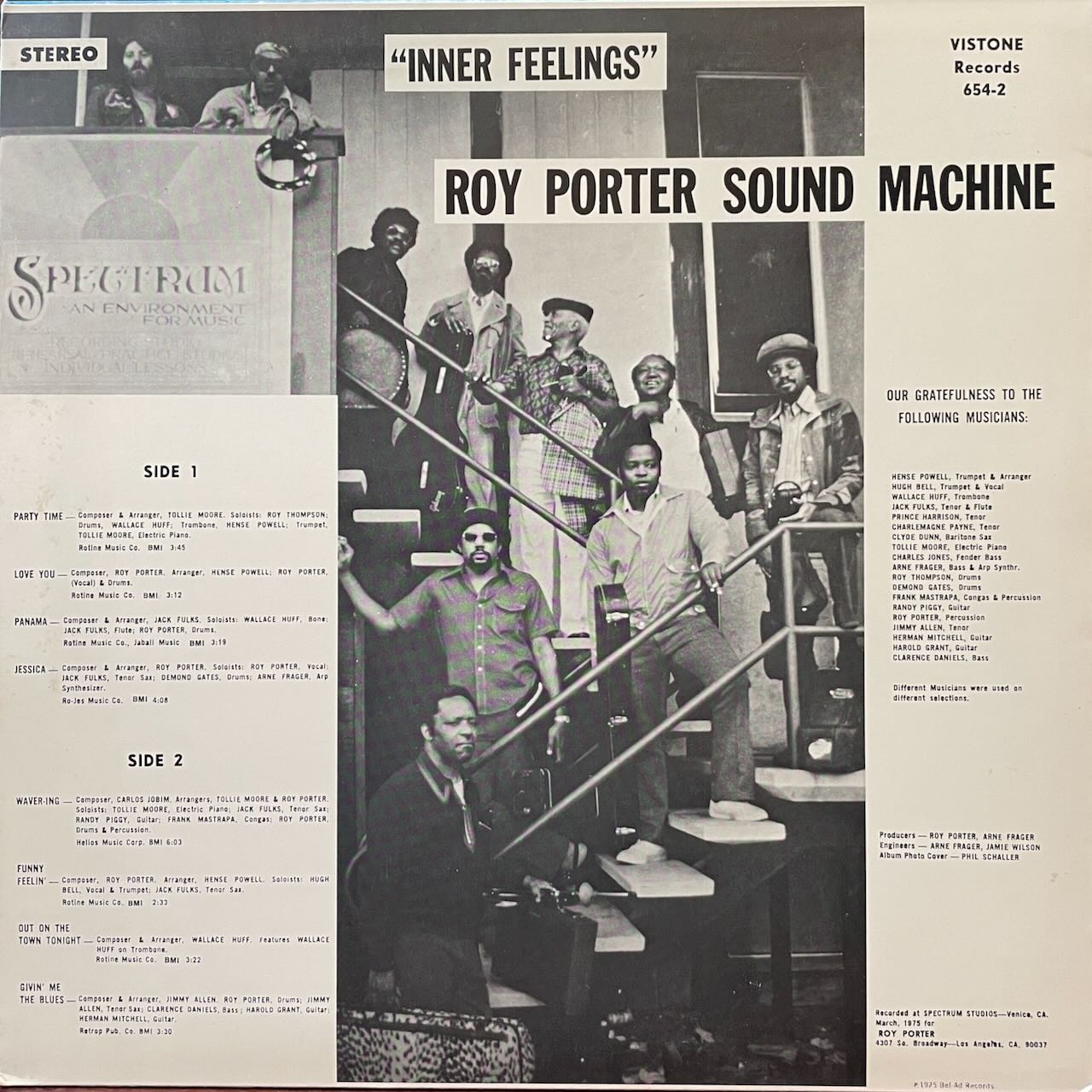 INNER FEELINGS/ROY PORTER SOUND MACHINE/中古レコード通販 SOUL CLAP